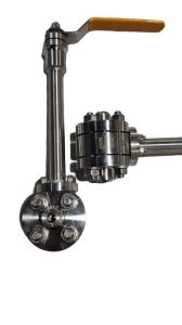 China OEM DN25 Long Shaft Valve Cryogenic SS Ball Valve CE / ISO9001 Approved on sale