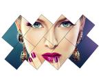 Irregular Shape 1.7mm Bezel Video Wall Led Screen