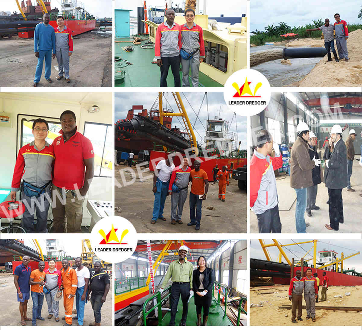 Leader Dredger customer