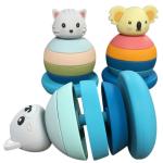 Customizable Educational Silicone Stacking Blocks Match Stacks Game Blocks