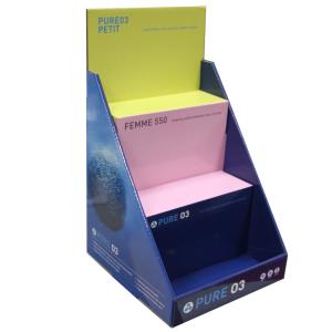 Quality Commercial Cardboard Table Stand , High Durability 3 Tier Cardboard Display wholesale