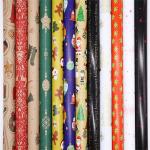 Waterproof Colorful Uncoated Eco Gift Wrapping Paper Wood Pulp