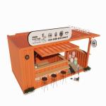 Aluminum Alloy Windows Popular 20FT Container Coffee Shop Container House for
