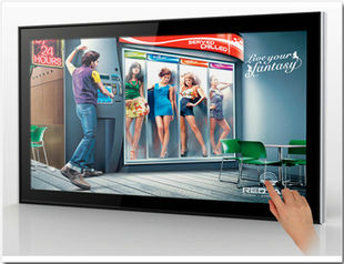 Cheap 42" touch screen photobooth party wedding portable photo booth