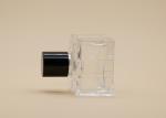 Heavy Wall Square Glass Perfume Bottles , 50ml Glass Perfume Bottles