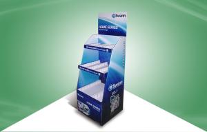 Quality 3 Shelf Home Products Cardboard Retail Display Stands Double Sided Printing wholesale