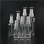 60ml 120ml Clear Plastic Bottles With Fine Mist Sprayer For Face Care