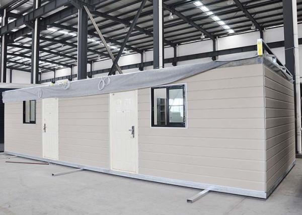 Australia Style Prefabricated House Kits , Modern Prefab House With WPC cladding