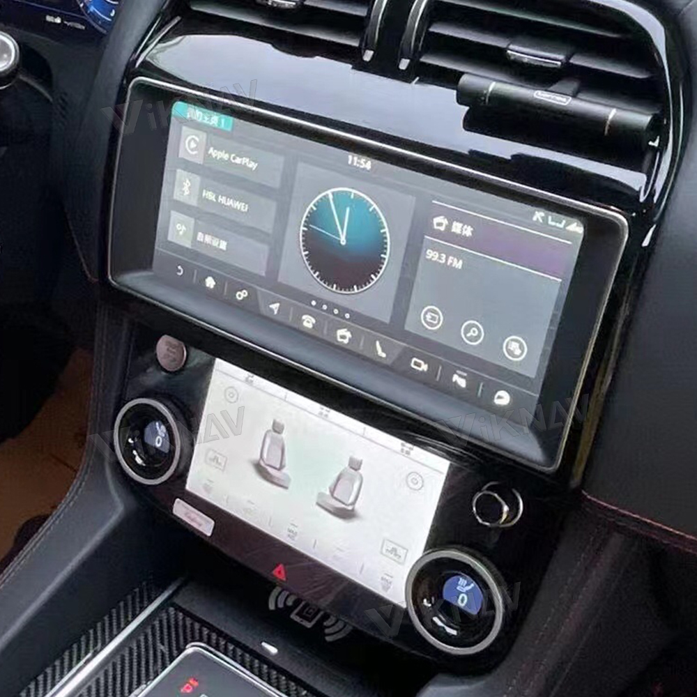 Jaguar Series LCD Climate Control Screen Car AC Panel 10.0inch Full Touch Screen