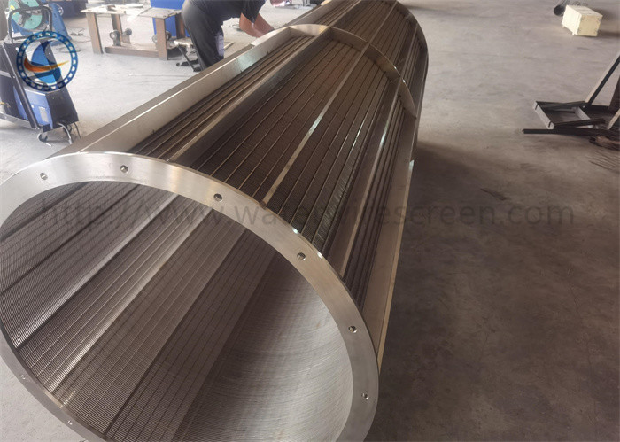 Large Diameter Grating Screen Back Wash FITO For Filtration Screening Equipment