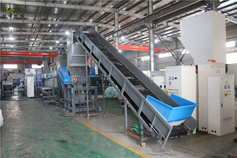 HDPE Plastic Film Recycling Line Agricultural 3000kg/H PE Granulator