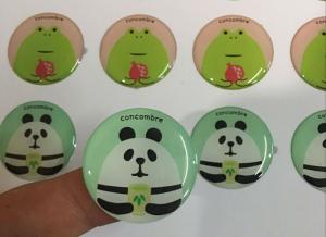 Quality Custom printing self adhesive round epoxy dome resin gel sticker wholesale