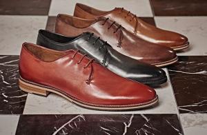 Quality Goodyear Custom Handmade Oxford Mens Leather Dress Shoes With Four Color wholesale