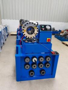 Quality Quick Change Hydraulic Hose Crimping Machine 38MM 3KW Fuel Hose Crimper wholesale