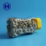 Clear 800ml Powder Beans Plastic Packaging Jar 180mm Height