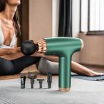 Single Head Vibration Muscle Massager ROHS Massage Gun With Removable Battery