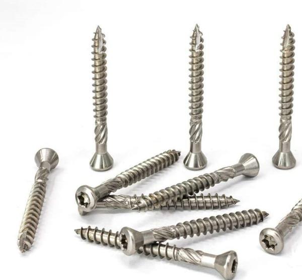 Marine grade Stainless Steel Trim head Torx Drive Decking Screw Partical Thread