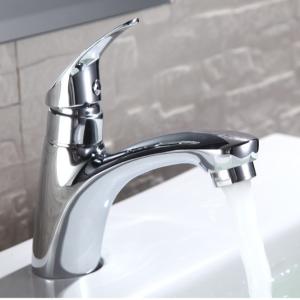 Quality Zinc Stylish Bathroom Single Cold Water Basin Taps In Chrome wholesale