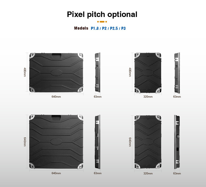 Church Indoor Fixed LED Display 3mm 4mm 5mm Stage LED Screen Rental 1