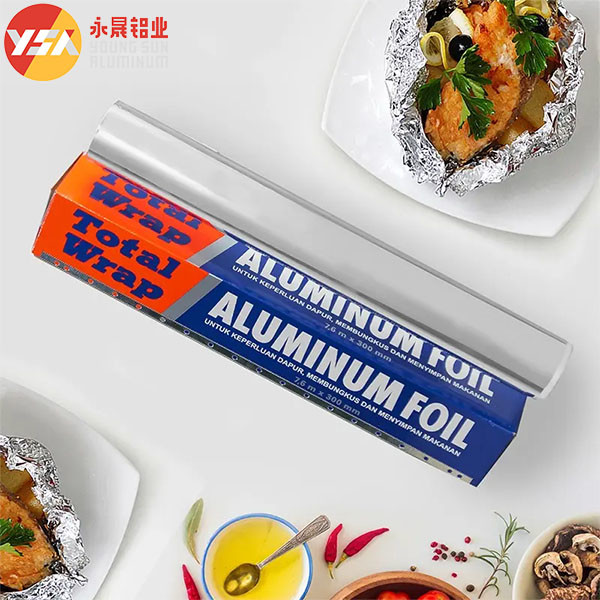 Household Foil Aluminum Heavy Duty Food Grade Paper In Roll Aluminum Foil