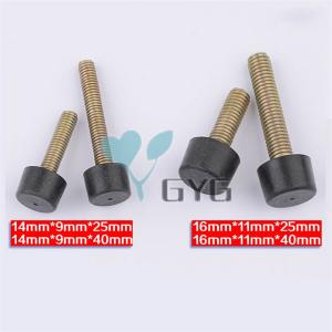 Quality ELEVATOR CABIN DOOR BUFFER BLOCK, ANTI-COLLISION PAD RUBBER-COATED BOLT WITH IRON BLOCK wholesale