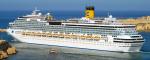 Scale 1:900 Outdoor Decoration Costa Concordia Model , Cruise Ship Business