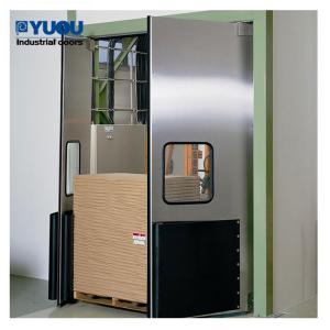 Quality Anti Collision Metal Swinging Traffic Door SUS304 Stainless Steel 40mm Thickness wholesale