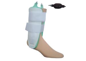 Quality Air Foam Stirrup Medical Ankle Brace Support With Pump Plastic Shell Material wholesale