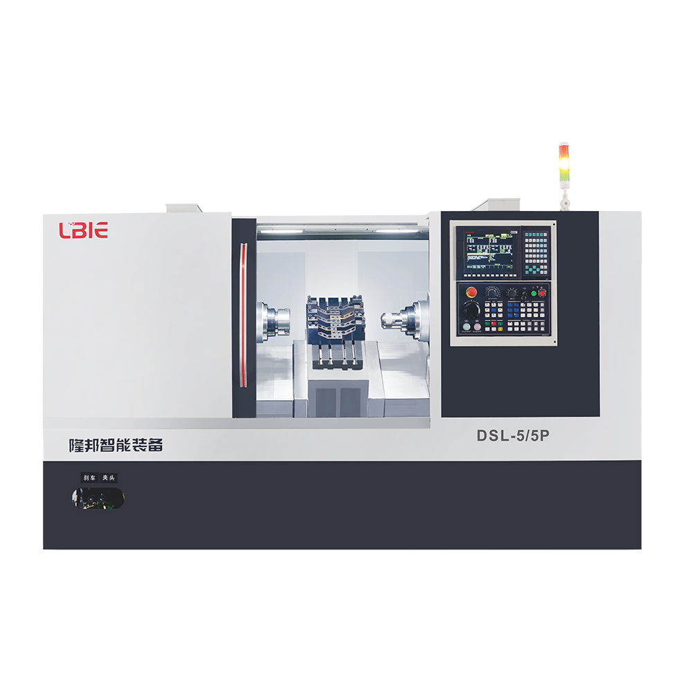 Multi Purpose Industrial Dual Spindle Lathe BMT55 Turret 380V