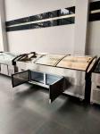 Stainless Steel Fruit Vegetable Display Ladder Cabinet Commercial Multi Step
