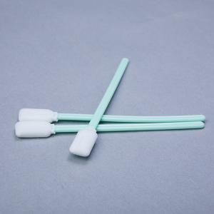 Quality Industrial Solvent Cleaning Swabs Thermally Bonded Foam Head Easy To Use wholesale