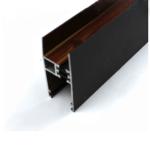 Wood Grain / Wood Finish Aluminium Profiles Home Furniture Accessories