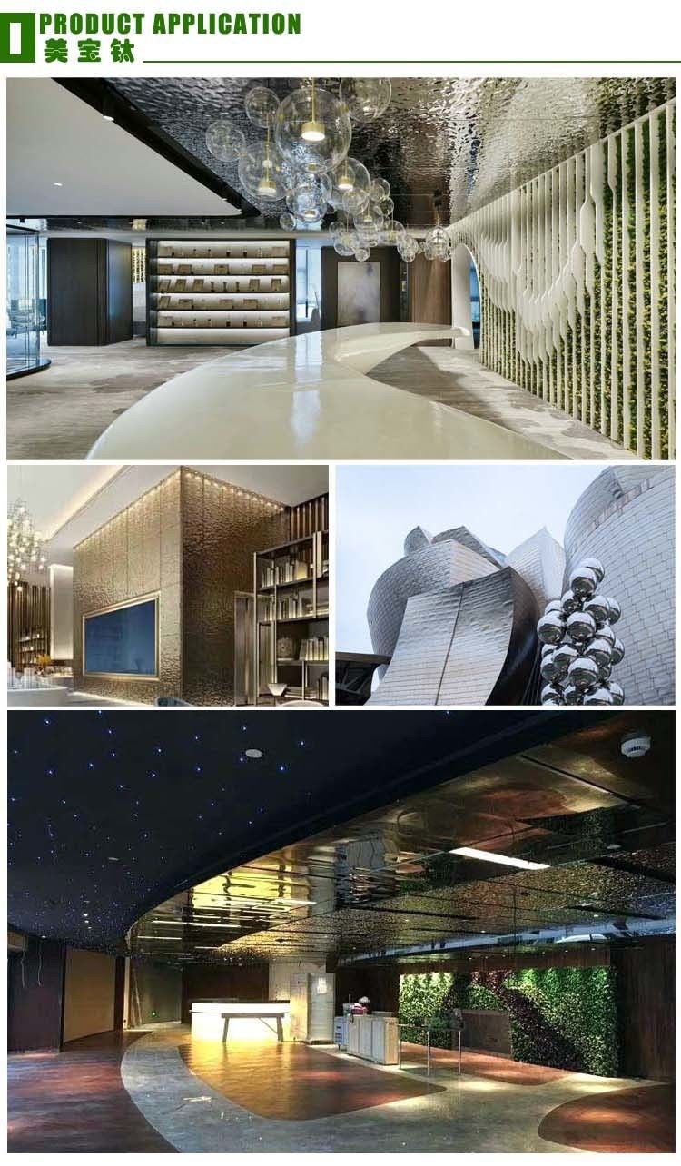 3D Embossed Stainless Steel Sheet Decorate For Wall 4x8 Feet