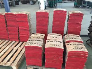 Quality High Performan Woven Brake Block Material Brake Pads Friction Linings Woven Brake Pad wholesale