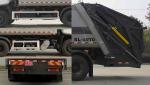 High Capacity Compressed Garbage Truck Safety Operation Rubbish Collection Truck