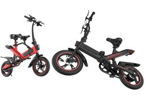 Quality Inflated Tire Electric Folding Road Bike , Ultra Light Full Size Folding Bike wholesale