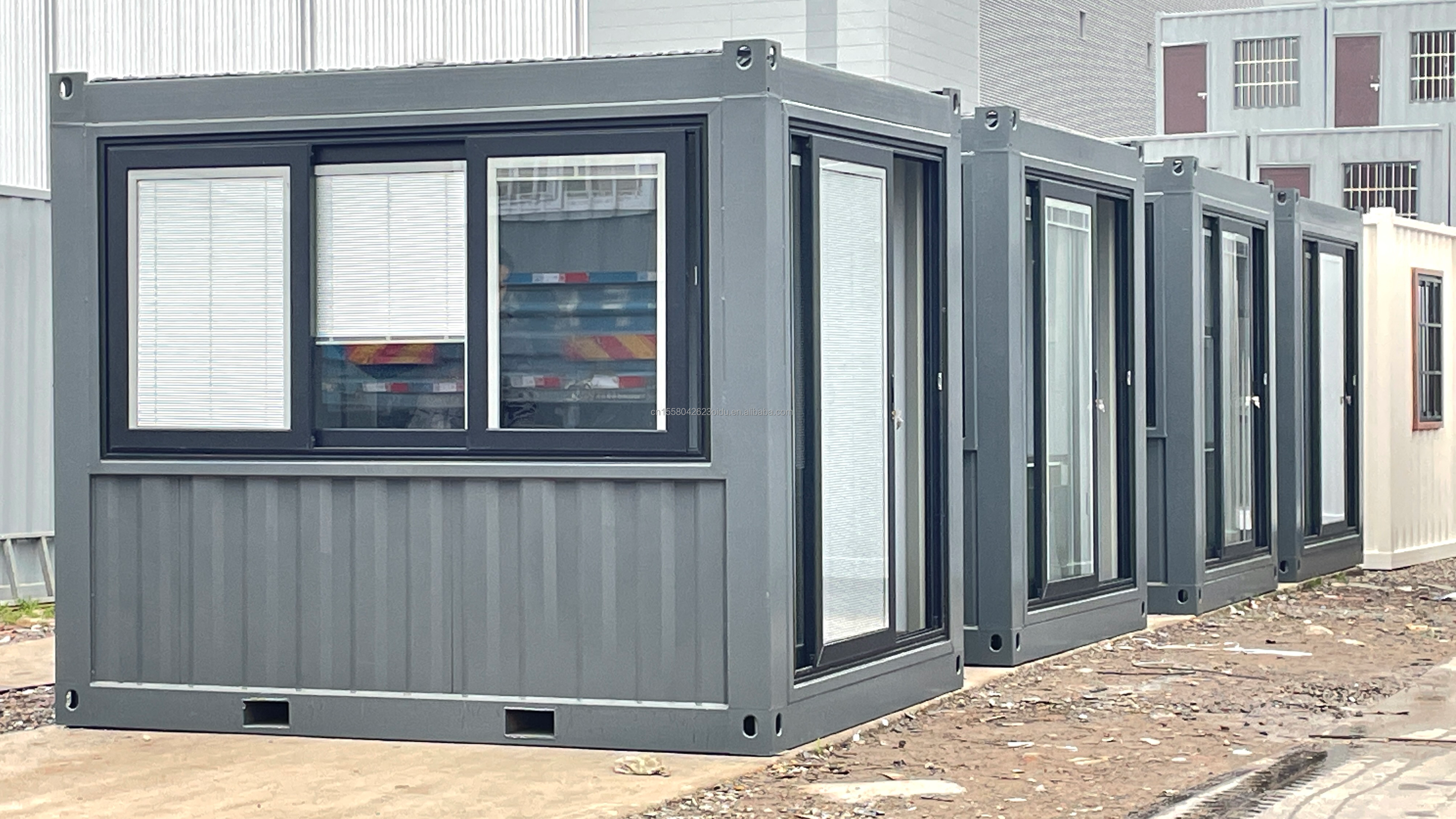 Hotel Prefab Modular Steel Container Homes Sentry Box Mobile Container House 20ft 40ft