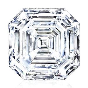 Quality 4.02CT Lab Grown CVD Diamond Asscher Shape E Color For Jewelry Decoration wholesale