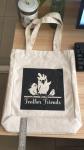Canvas Customized Logo 25x37x5cm Shopping Tote Bag