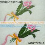 Wash Away Embroidery Stabilizer And Topping 35um Transparent Water-Soluble Film