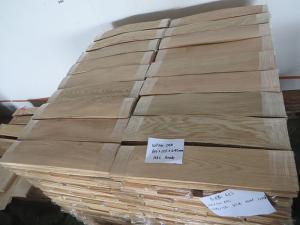 Quality 60cm Length Natural Oak Wood Flooring Veneer 0.02mm Thick 12% Moisture wholesale