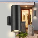 IP65 Aluminum Waterproof outdoor up and down led wall light for garden blue warm
