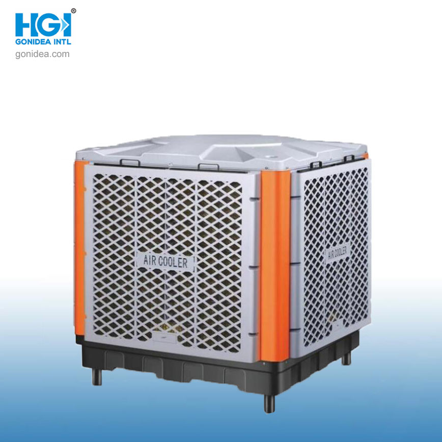 22000m3/Hr Axial Industrial Commercial Portable Air Cooler Energy Saving Hy-L05hsz