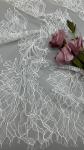 Lightweight 100% Nylon French Chantilly Thread Lace With Floral Design For Women