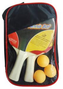 Quality Bag Packing Table Tennis Set Concave / White Laminated Handle For Training wholesale