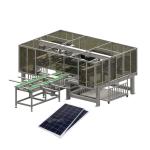 3000KG Weight Solar Panel Glass Separating Machine for Waste Recycling