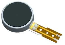Brushed Dc 3v Cell Phone Vibration Motor , 10mm 1027 Flat Micro Motor
