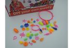 Durable Soft Plastic Girls Play Jewelry Set DIY Necklace Ring 200Pcs