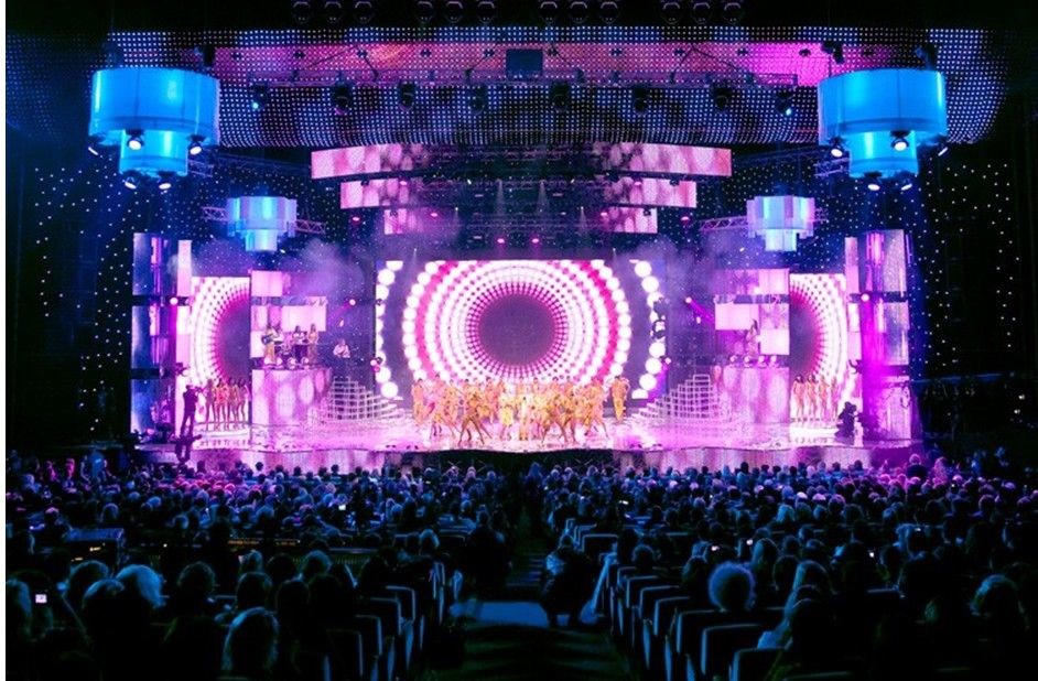 P1.538mm GOB Stage Rental LED Display 640x480mm Moisture Proof