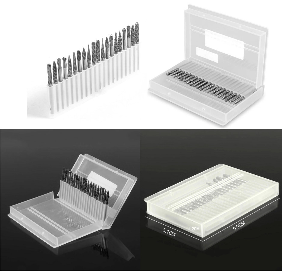 YG7 Tungsten Carbide Rotary Files Customized LOGO